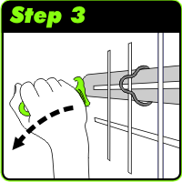 Attach Step 3 - Pull back on the driver